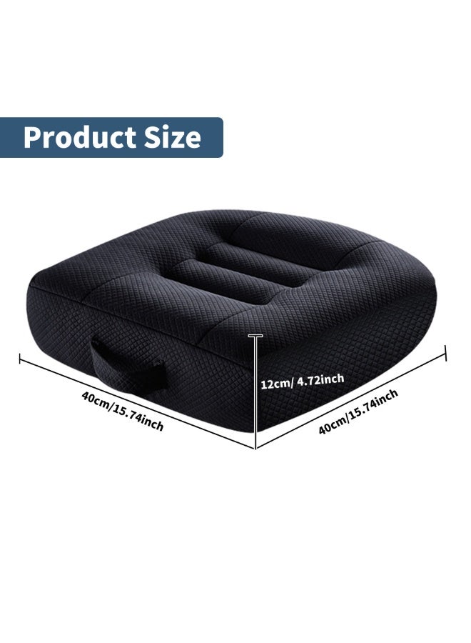 Car Booster Seat Cushion, Chair Cushions, Comfort Seat Cushion Pillow for Office Chair/Car Seat, Butt, Tailbone, Back, Coccyx, Short People Adult Booster Chair Cushions Relief Pad - Image 2